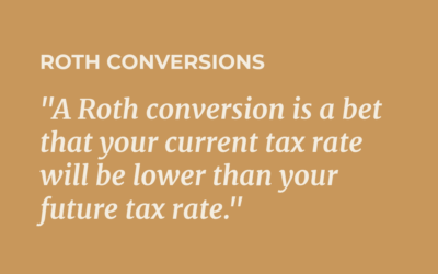 Four Terrible Times To Do a Roth Conversion