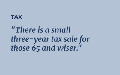 Four Tax Changes if You Are in or Near Retirement